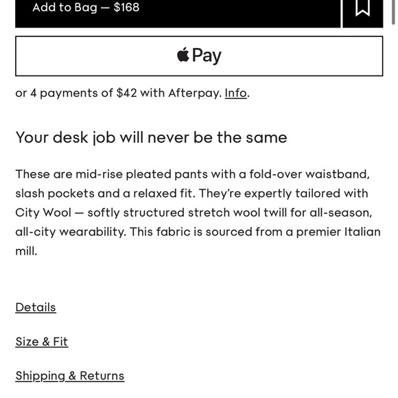 Babaton Bureau Pant - Picture 5 of 5